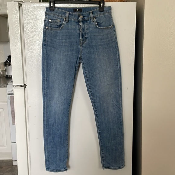 7 For All Mankind Josefina Size 25 94% Cotton - Picture 1 of 9